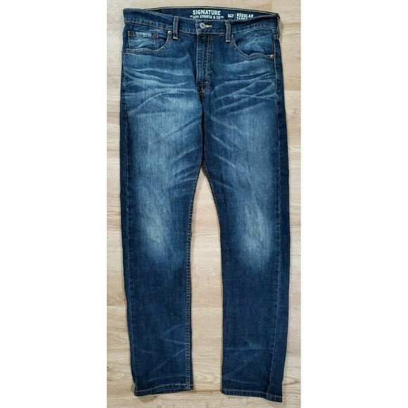 Levi's Other - Levi's Mens S47 Regular Taper Blue Jeans Size 32